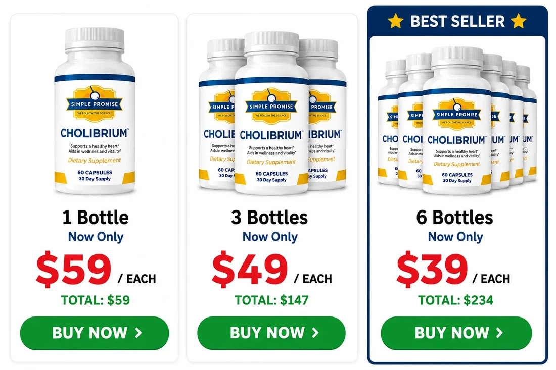 Buy Cholibrium official packages 1 bottle 3 bottle 6 bottle best seller pricing